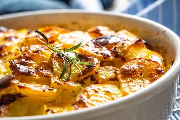 Запеканка с картофелем и грибами