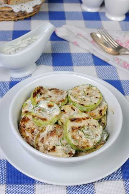 Тёплый салат-гарнир с кабачками, баклажанами, перцем и грибами