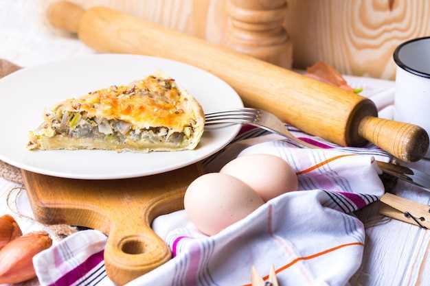 Пирог с овощами и чечевицей