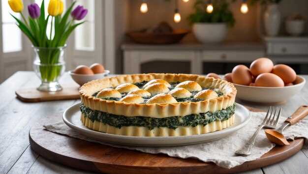 Киш с сыром и шпинатом, киш с творогом и зеленью, рецепты