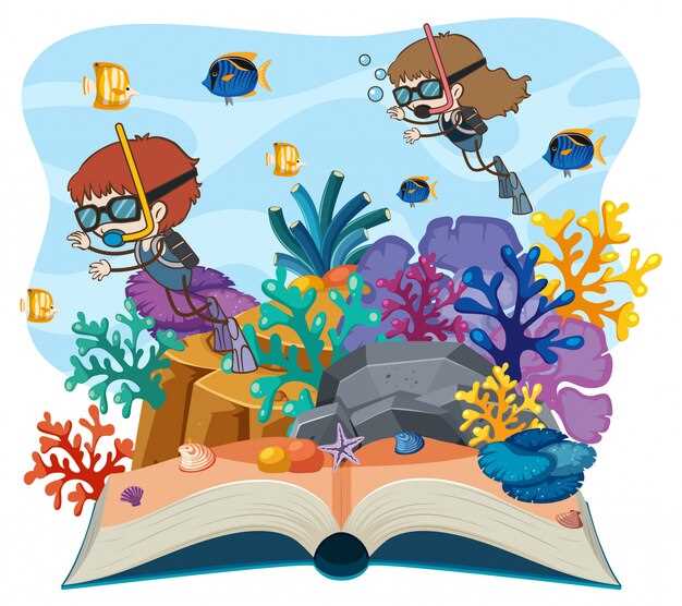 Детские книги: подводный мир для малышей